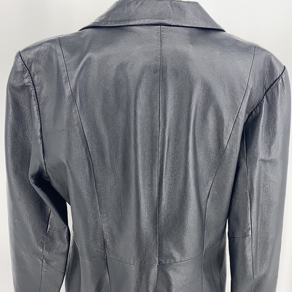 Vintage Colebrook Fitted Leather coat/jacket SZ L - Picture 6 of 9